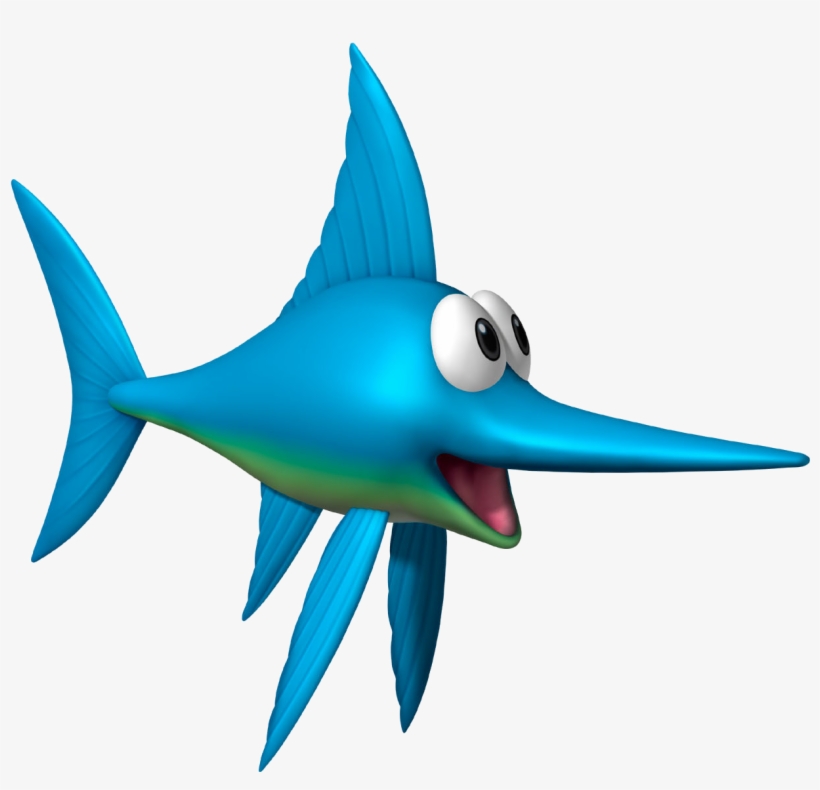 Enguarde The Swordfish Donkey Kong Country Tropical Freeze Animals
