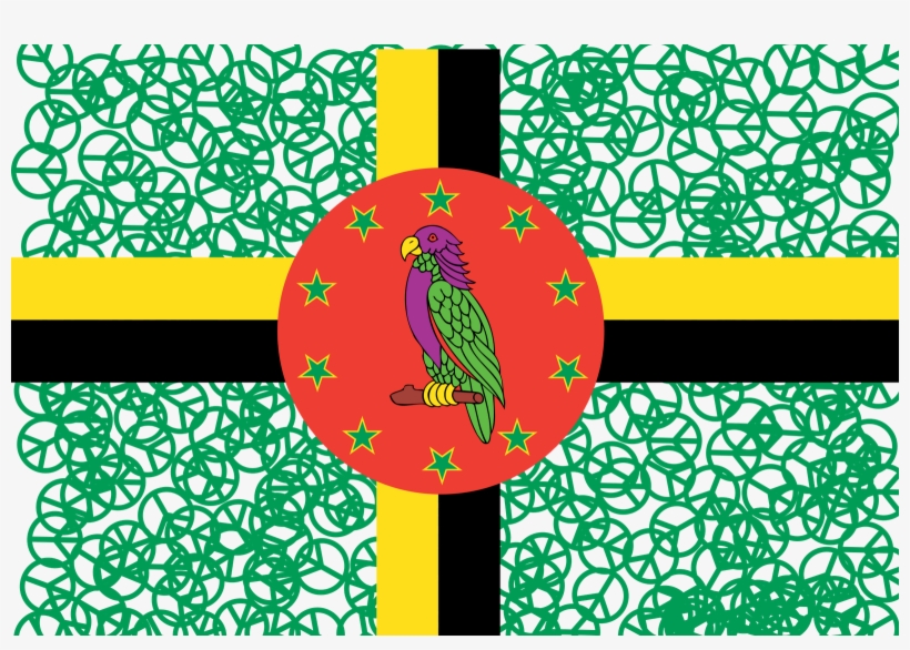 Dominica Flag Pictures - Flag, transparent png