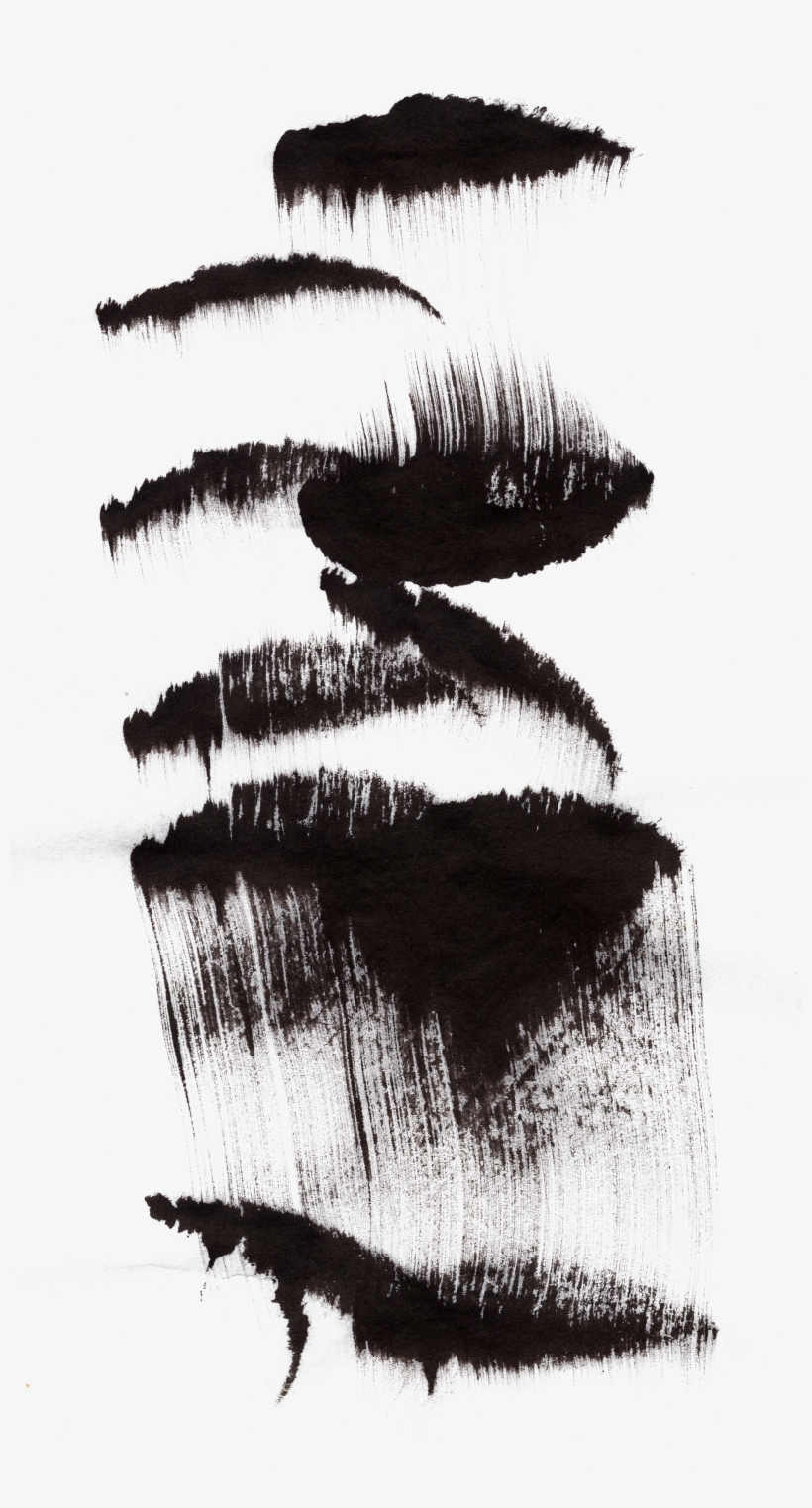 Ink Brush Drawing, transparent png