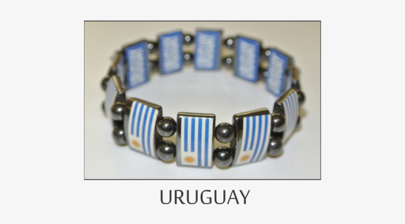 Flag Style Metal Beaded - Fng Metal Beads Bracelets Uruguay Metal Flag Beads, transparent png