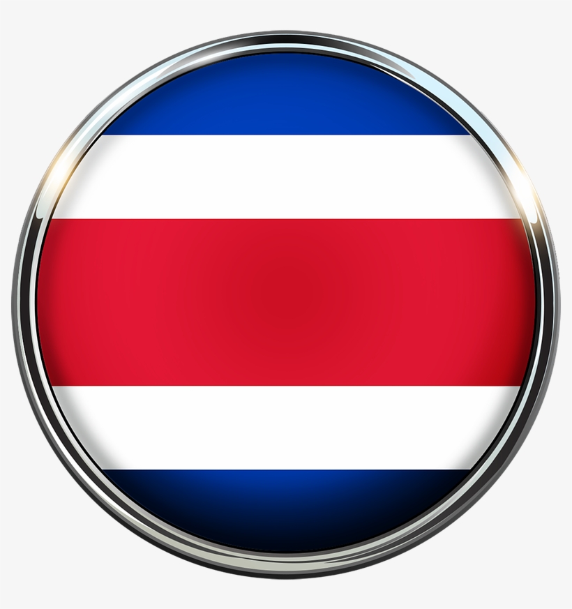 In The First Match, Costa Rica Met With Uruguay - Bandera Costa Rica Hd, transparent png