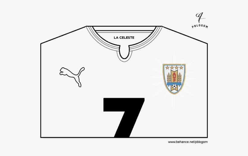 Camiseta Uruguay 2018 Dibujo, transparent png