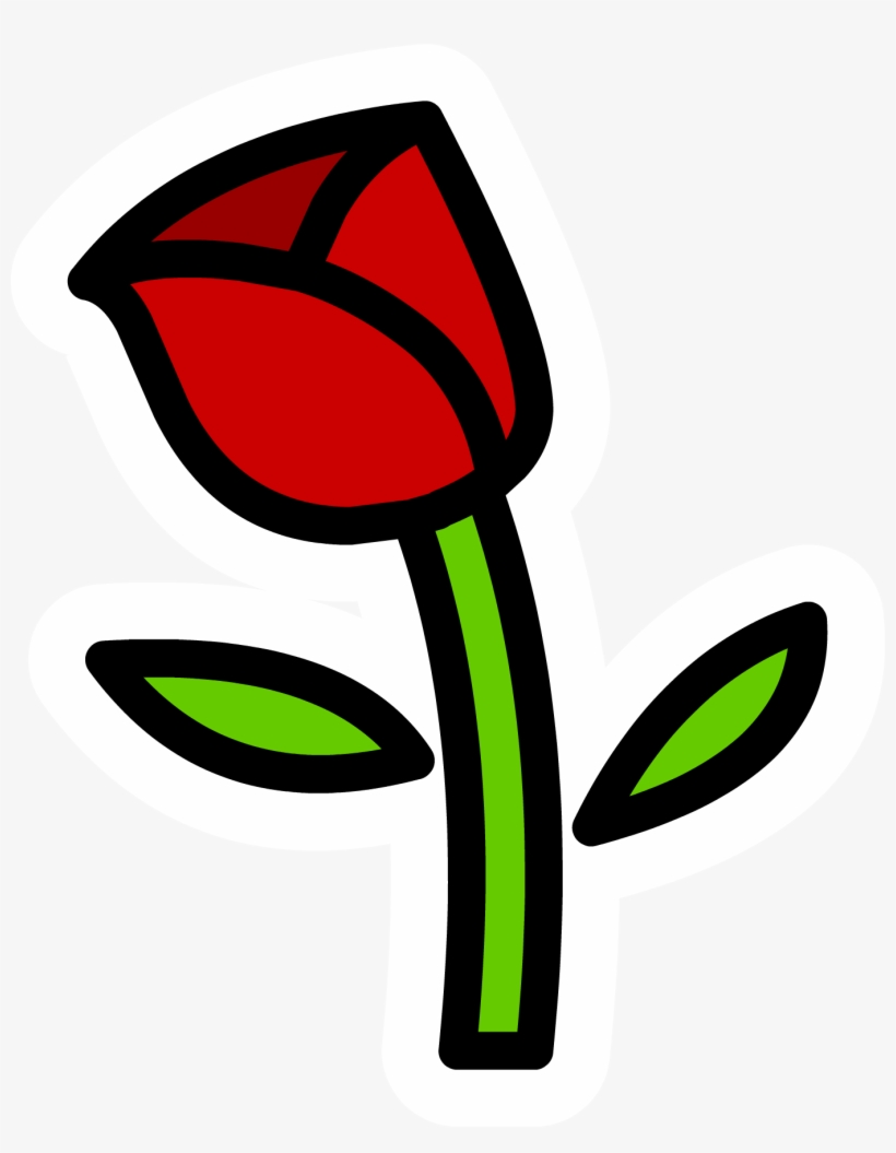 Tulip Pin - Png - Club Penguin Pins Id, transparent png