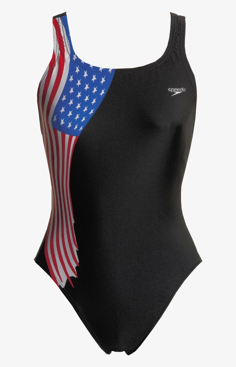 Speedo Usa Swimsuit Transparent Background Image Clothing - Bathing