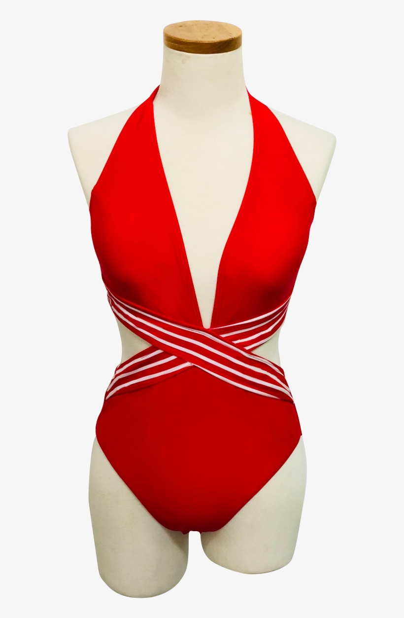Women's Cut-out Swimsuit - Swimsuit, transparent png