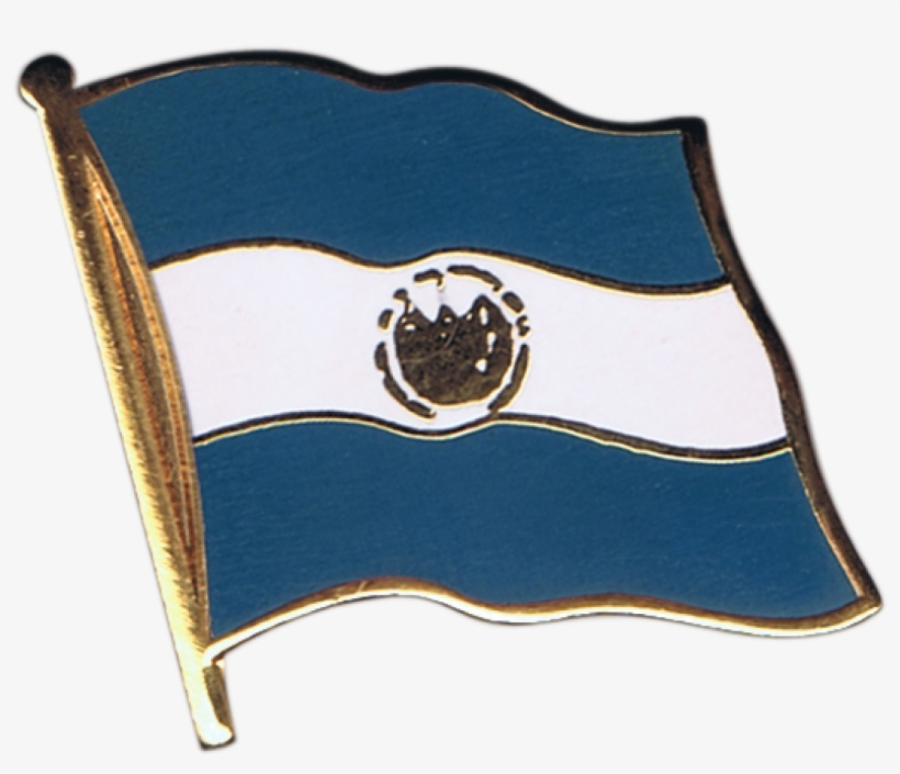 El Salvador Flag Pin, Badge - Mexican Flag Clipart, transparent png