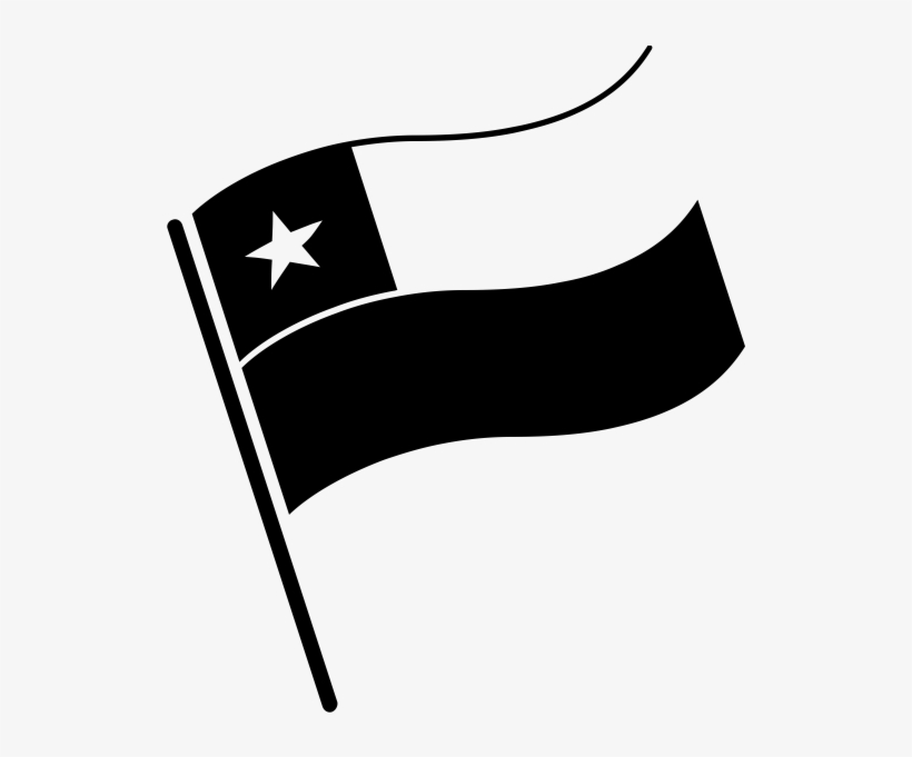 Flag Of Chile Rubber Stamp - India Flag Png Black And White, transparent png