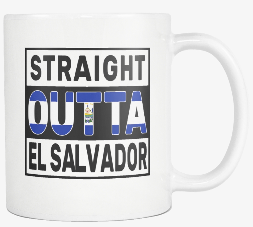 Straight Outta El Salvador - Mug, transparent png