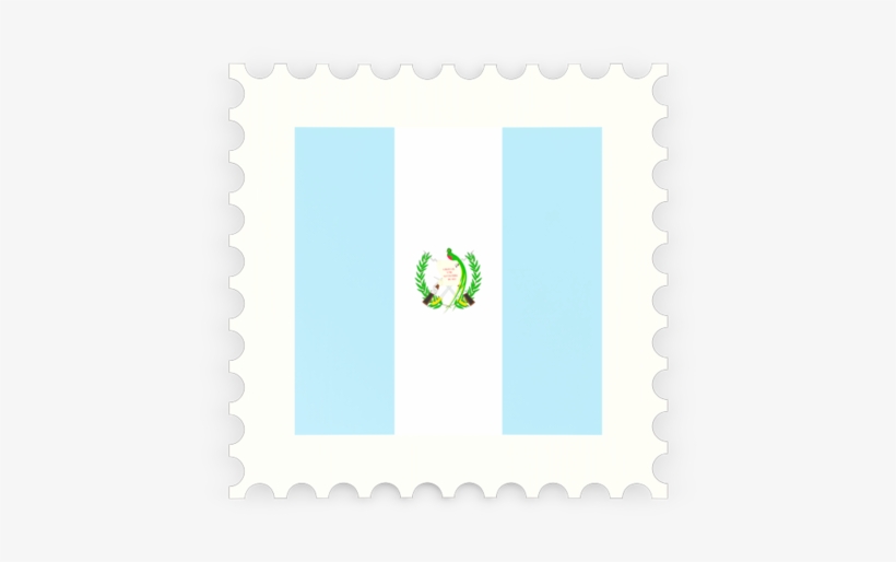 Illustration Of Flag Of Guatemala - Guatemala Stamp Transparent, transparent png