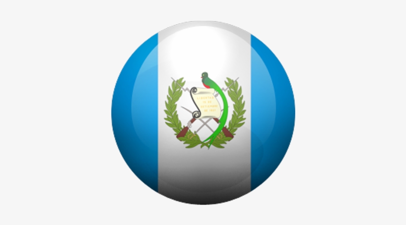 Flag Of Guatemala - Guatemala Flag Circular, transparent png