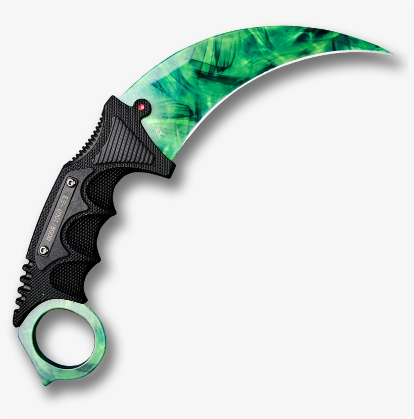 Karambit Elite Emerald - Cs Go Knife Rack, transparent png