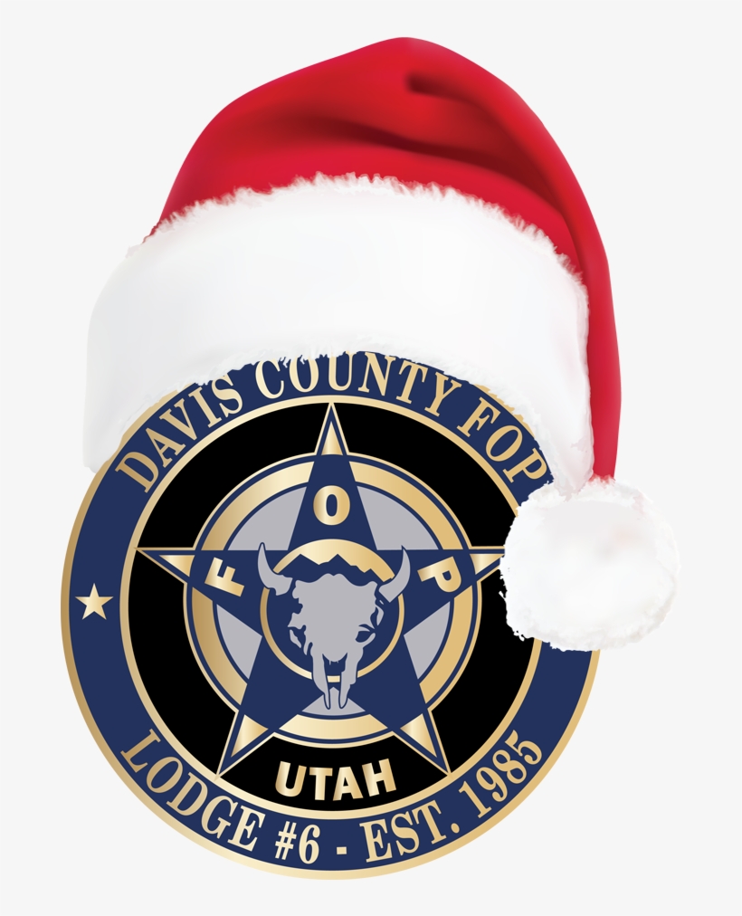 Logo With Santa Hat - Davis County, transparent png