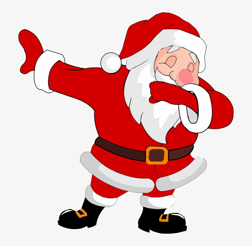 143kib, 700x720, Santa Claus 3062838 960 720 - Dabbing Santa, transparent png