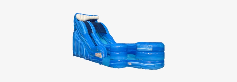 Inflatable Water Slide Rental At Kids Birthday Party - Blue Crush Inflatable Water Slide, transparent png