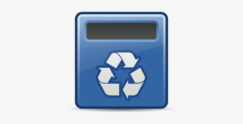 Recycling Symbol Rubbish Bins & Waste Paper Baskets - Cartoon Recycling Trash Can, transparent png
