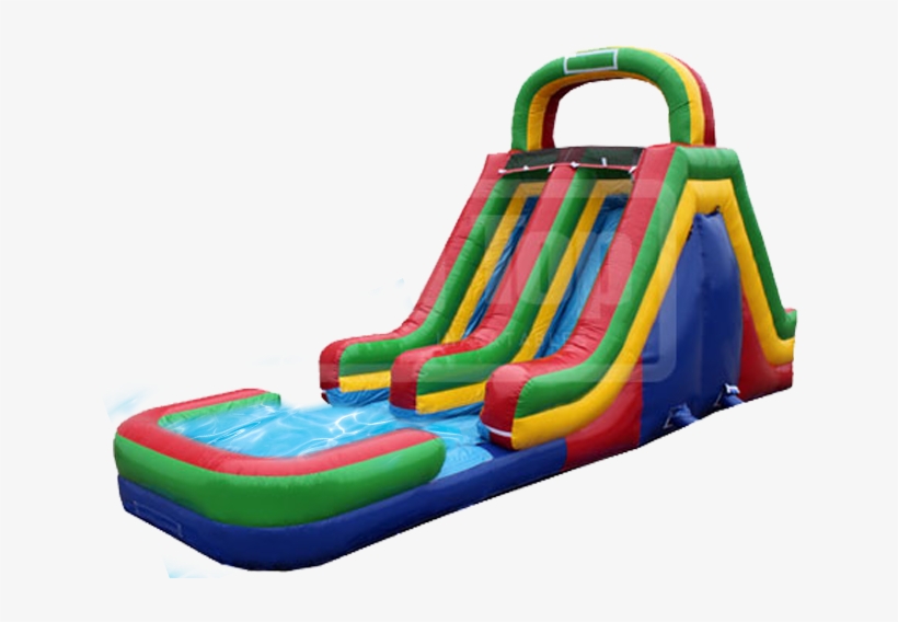 18 Ft Water Slide And Slip N Slide Combo - Playground Slide, transparent png