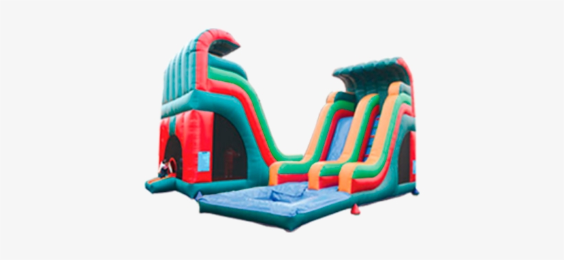18ft 3 In 1 Water Slide - Bounceland Water Slide With Playstation Bounce House, transparent png