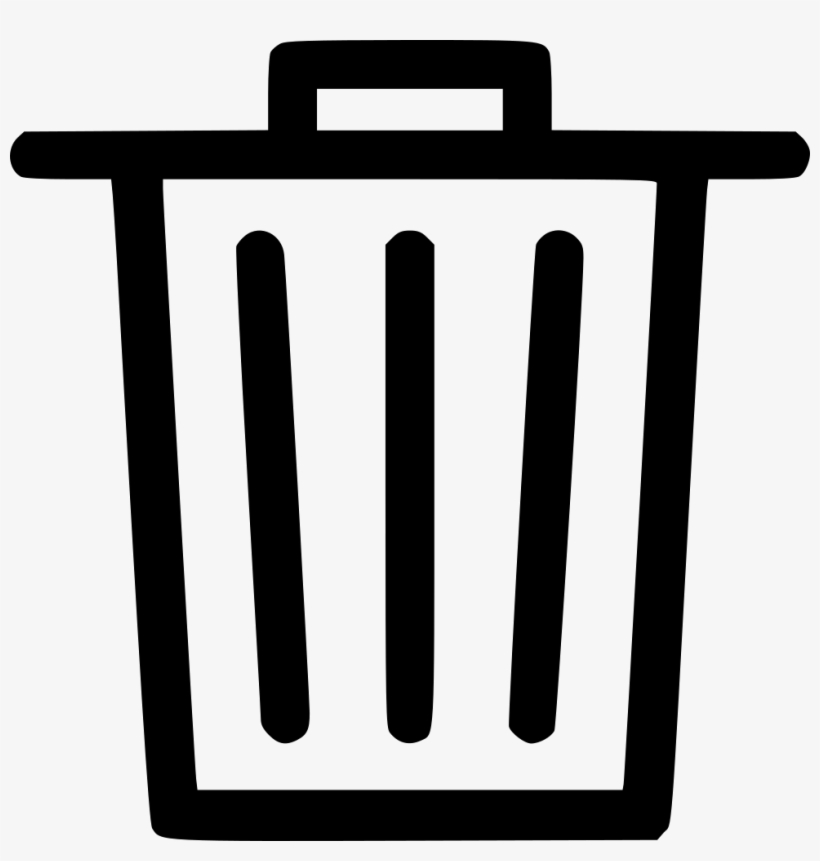 Trash Bin - - Icono Basurero Png, transparent png