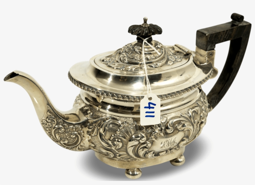 Sterling Silver Teapots & Sets For Sale At Online Auction - Silver, transparent png