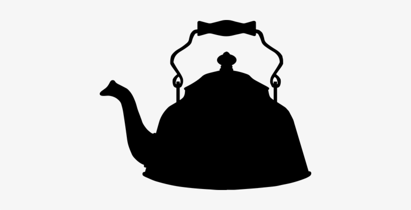 Beverage Drink Silhouette Tea Teapot Tea T - Teapot Silhouette Png, transparent png