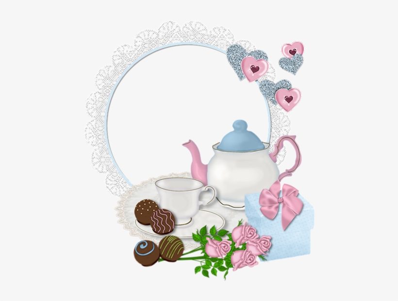 Tea Pot - Moldura Cha Da Tarde, transparent png