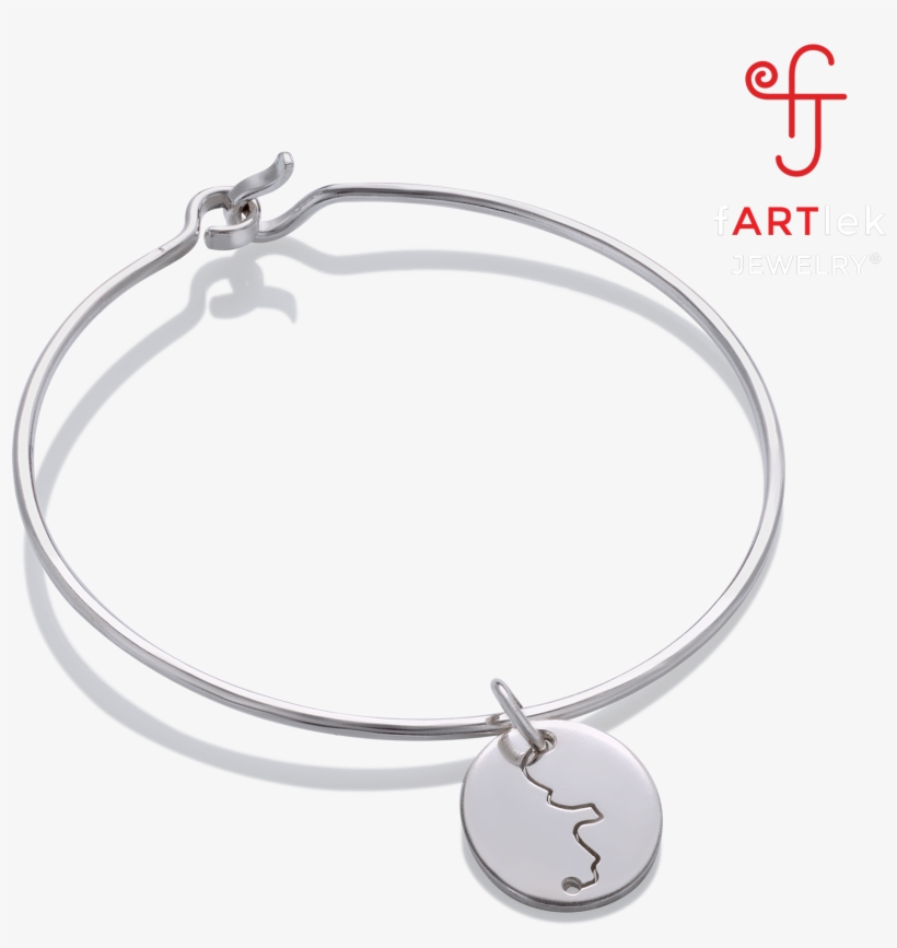 Beach To Beacon Sterling Charm Bangle - Charm Bracelet, transparent png