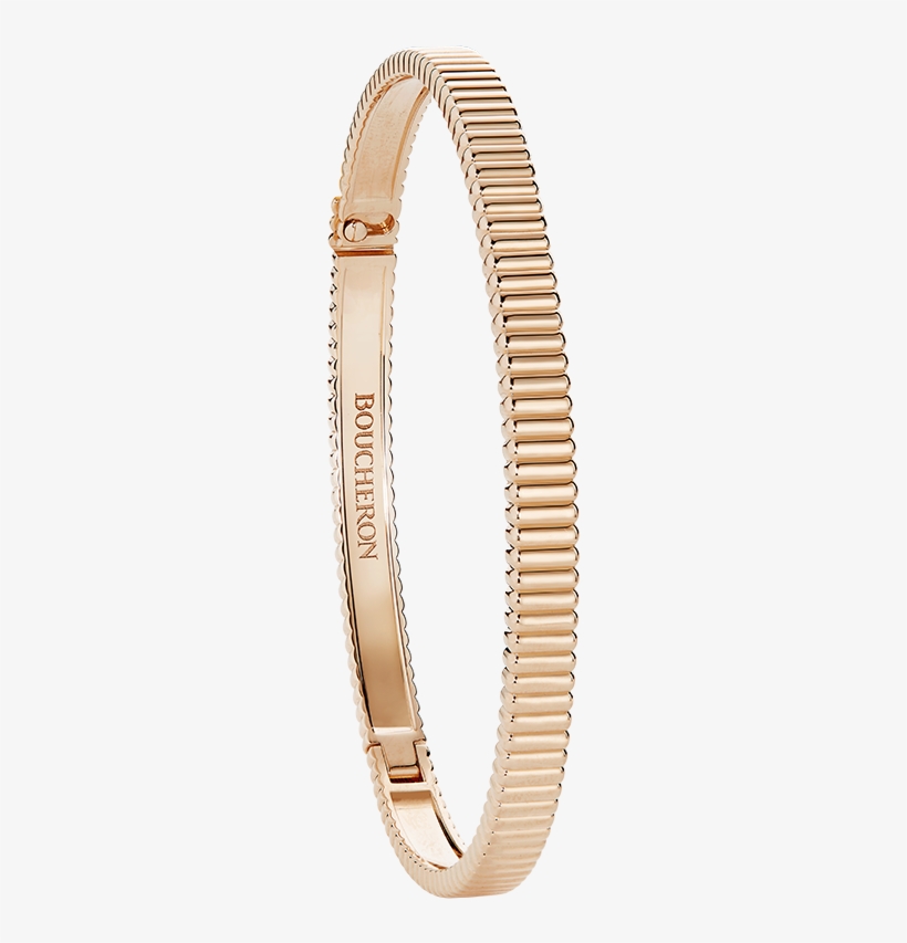 Quatre Grosgrain Bangle Bracelet - Boucheron Quatre Grosgrain Bracelet In 18k Yellow Gold, transparent png