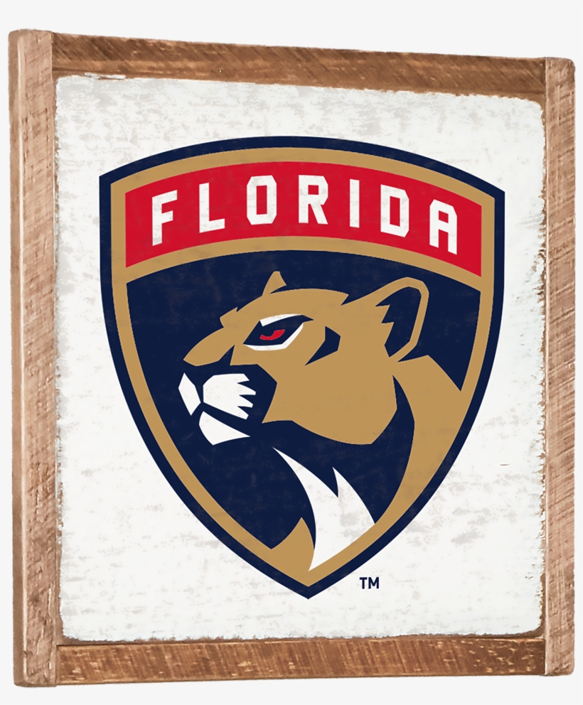 Florida Panthers Nhl Vintage Wall Art Rustic Marlin - Florida Panthers Logo 2010, transparent png