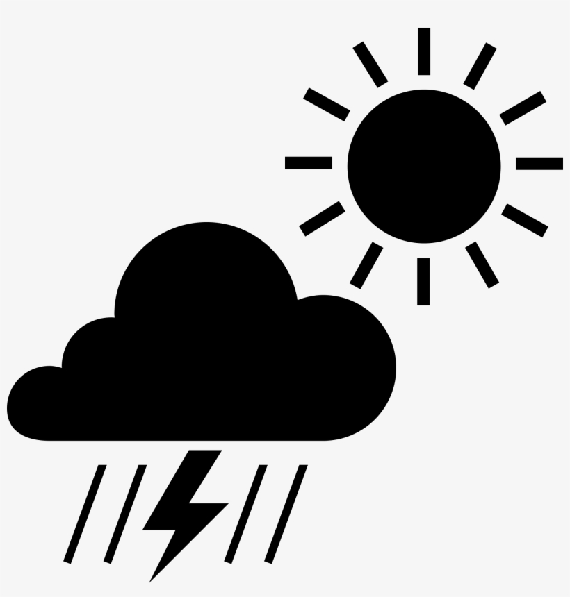 Open - Sun Icon Black And White, transparent png