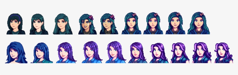 Abigail Timeline - Stardew Valley Abigail Timeline, transparent png