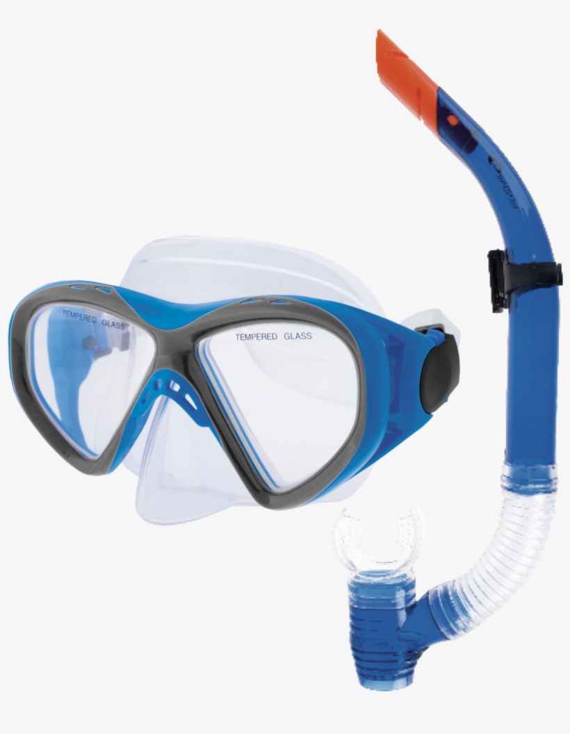 Diving Set Mask Snorkel - Maska Nurka, transparent png