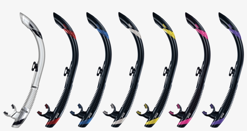 Atomic Aquatics Sv2 Snorkel - Atomic Sv2 Semi-dry Snorkel Black/clear, transparent png