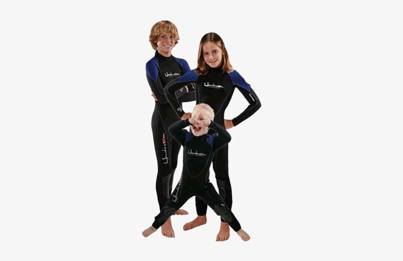 Henderson Thermoprene Junior Blue Wetsuit, transparent png