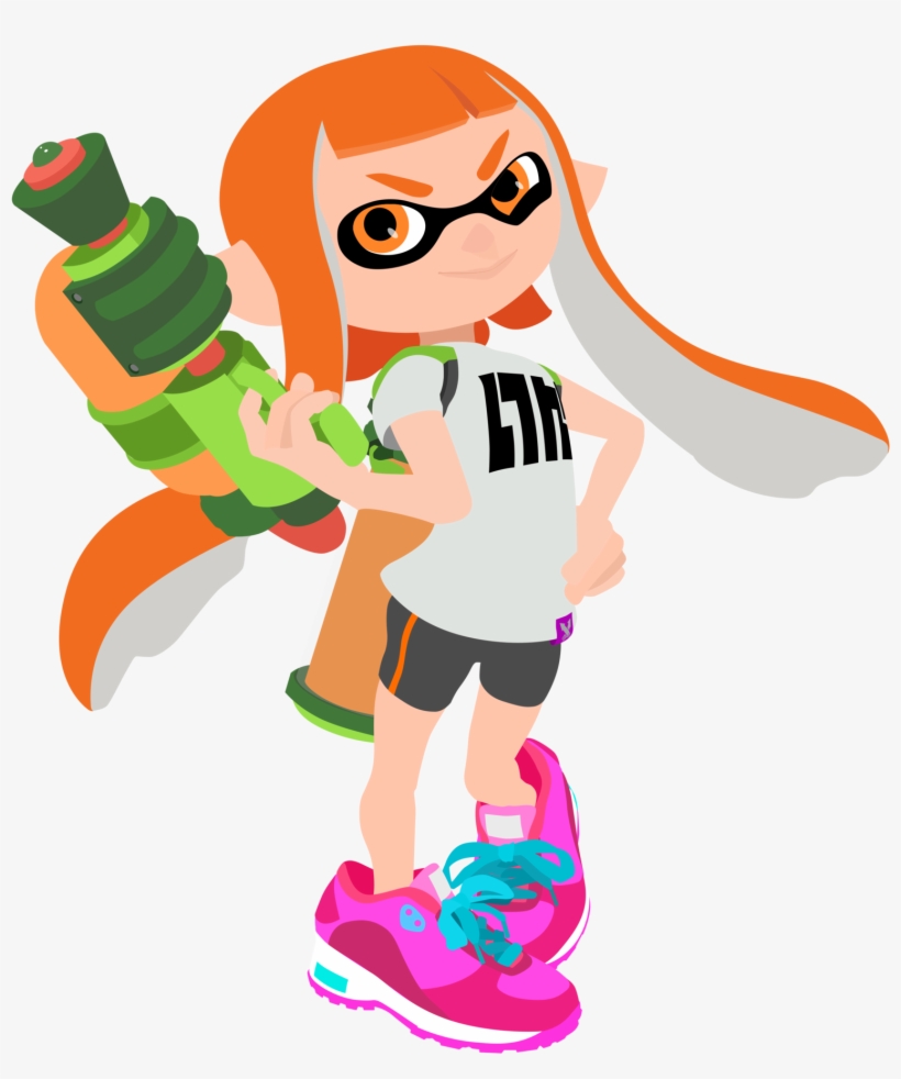 Splatoon Vector By Firedragonmatty - Inkling Splatoon, transparent png