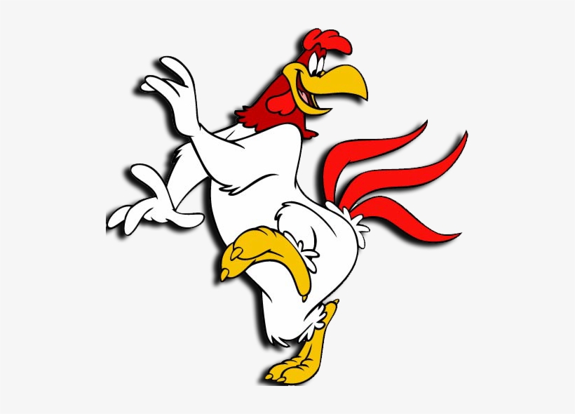 Cartoon Rooster - Fog Horn Leg Horn, transparent png