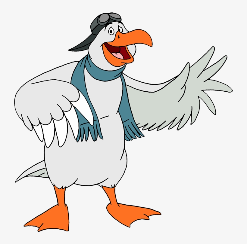 Orville The Albatross Flies Bernard And Bianca Around Orville Bernard Et Bianca 755x762 PNG