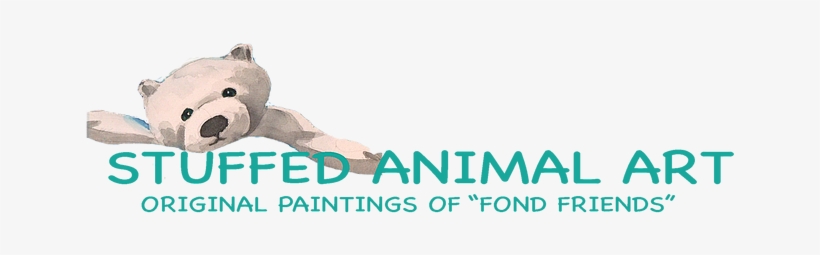 Original Paintings Of Fond Friends - Teddy Bear, transparent png
