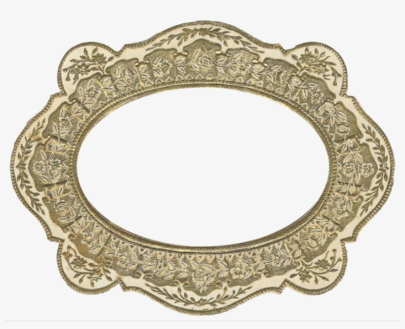 Free Vintage Gold Frame Graphic - Gold, transparent png