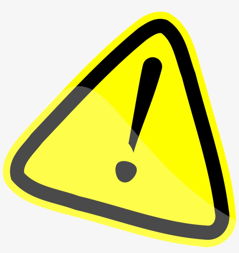 Caution, Warning, Yellow, Attention, Exclamation Mark - Risks And Issues Of Social Media, transparent png