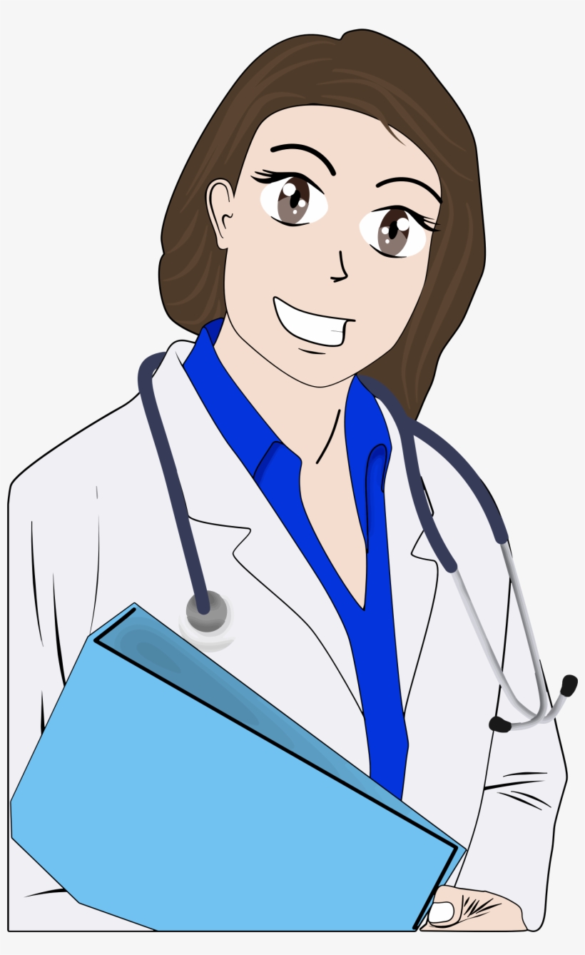 Png Freeuse Cartoon Female Big Image Png - Cartoon Pic Of Female Doctors, transparent png