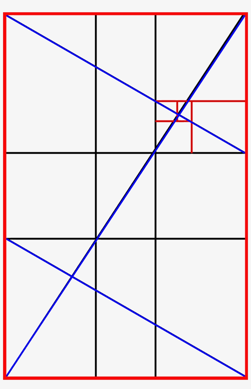 Golden Mean Vertical 1 - Vertical Golden Ratio, transparent png