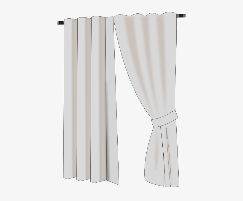 Curtains Clip Art At Clker - Curtains Clipart Png, transparent png