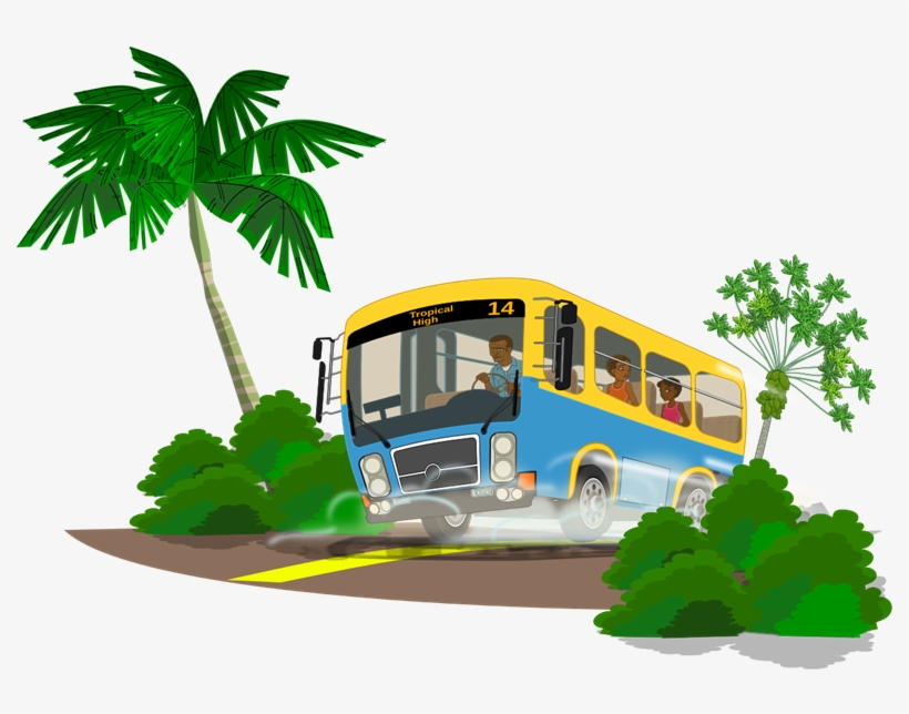 Cute School Bus Clip Art - Travel Bus Clip Art, transparent png