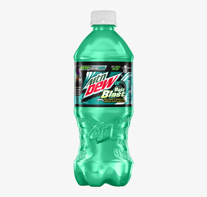 Mountain Dew Baja Blast Png Png Black And White Download - Baja Blast 20 Oz, transparent png