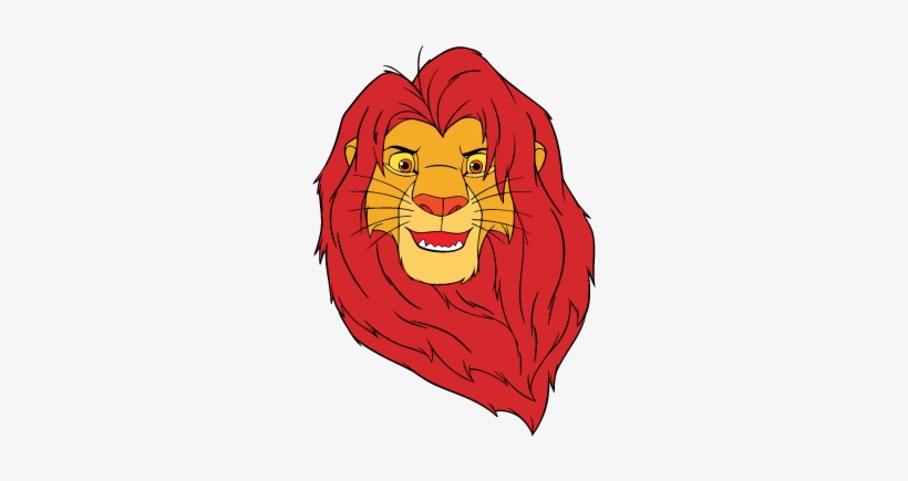 Lion King Png - Lion King Simba Face, transparent png