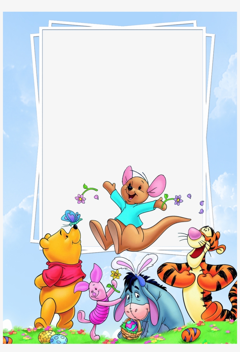 Winnie The Pooh And Friends Frame 1748x2480 Png Download Pngkit
