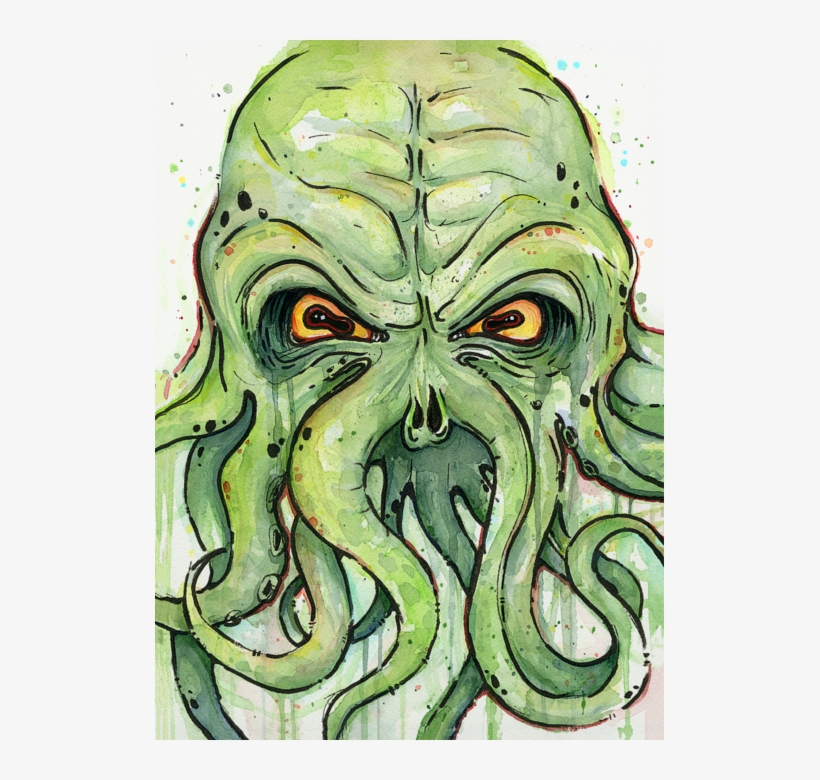 Click And Drag To Re-position The Image, If Desired - Creepy Painting Cthulhu, transparent png