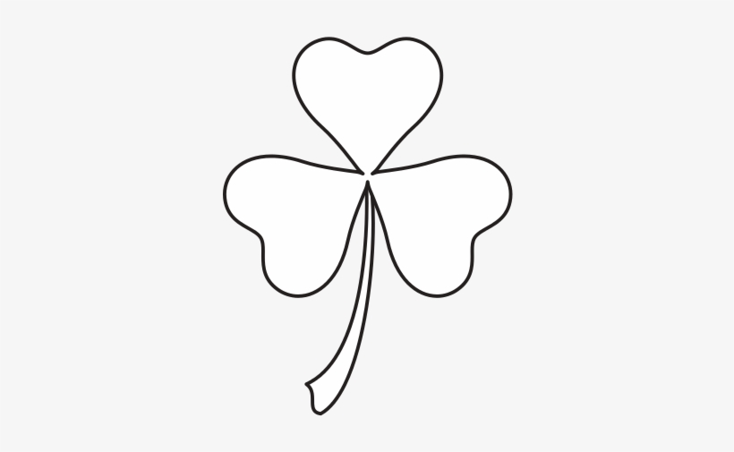 Clover Lucky Leaf - Drawing, transparent png