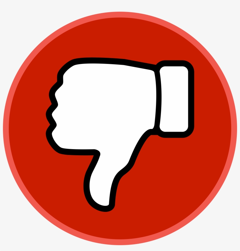 This Free Icons Png Design Of Thumbs Down Circle, transparent png