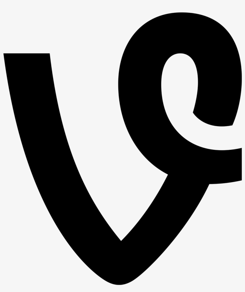 Black Vine Png Jpg Freeuse - Vine Logo Png Black, transparent png